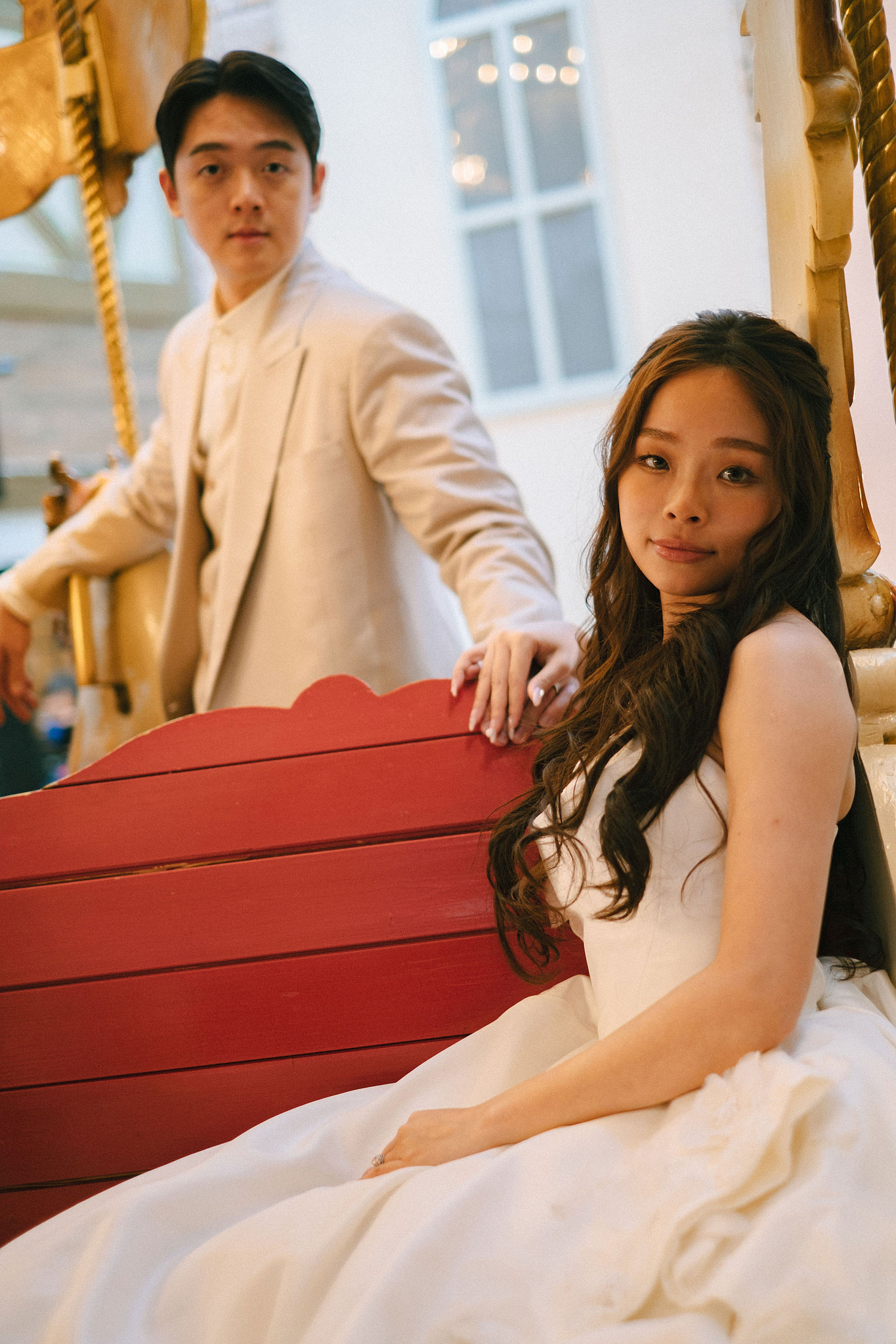 Hokkaido Pre-Wedding Photoshoot | Birch Forest, Rusutsu Resort & Hirafu Village at Rusutsu Resort pre-wedding photo