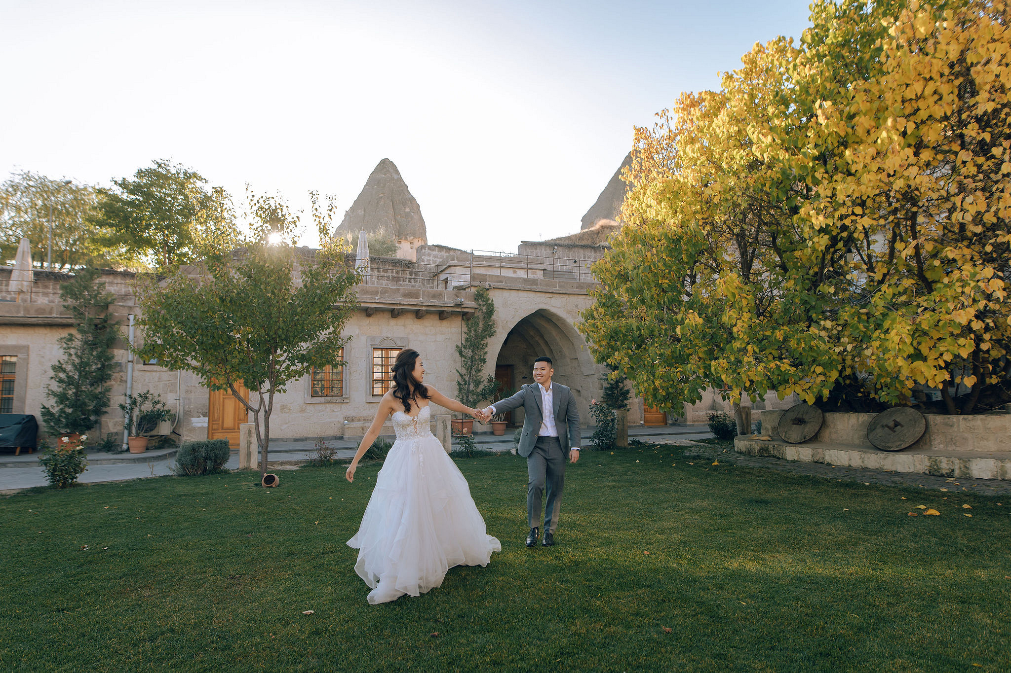 Cappadocia Pre-Wedding Photoshoot | Love Valley, Canyon, Lunar Cappadocian Hotel & Lake Tuz at Lunar Hotel pre-wedding photo