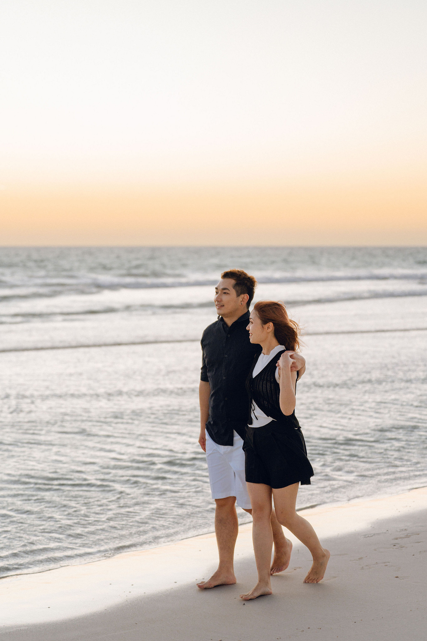 Perth Pre-Wedding Photoshoot | Fremantle, Blue House, Lancelin & Lancelin Beach at Lancelin Beach pre-wedding photo