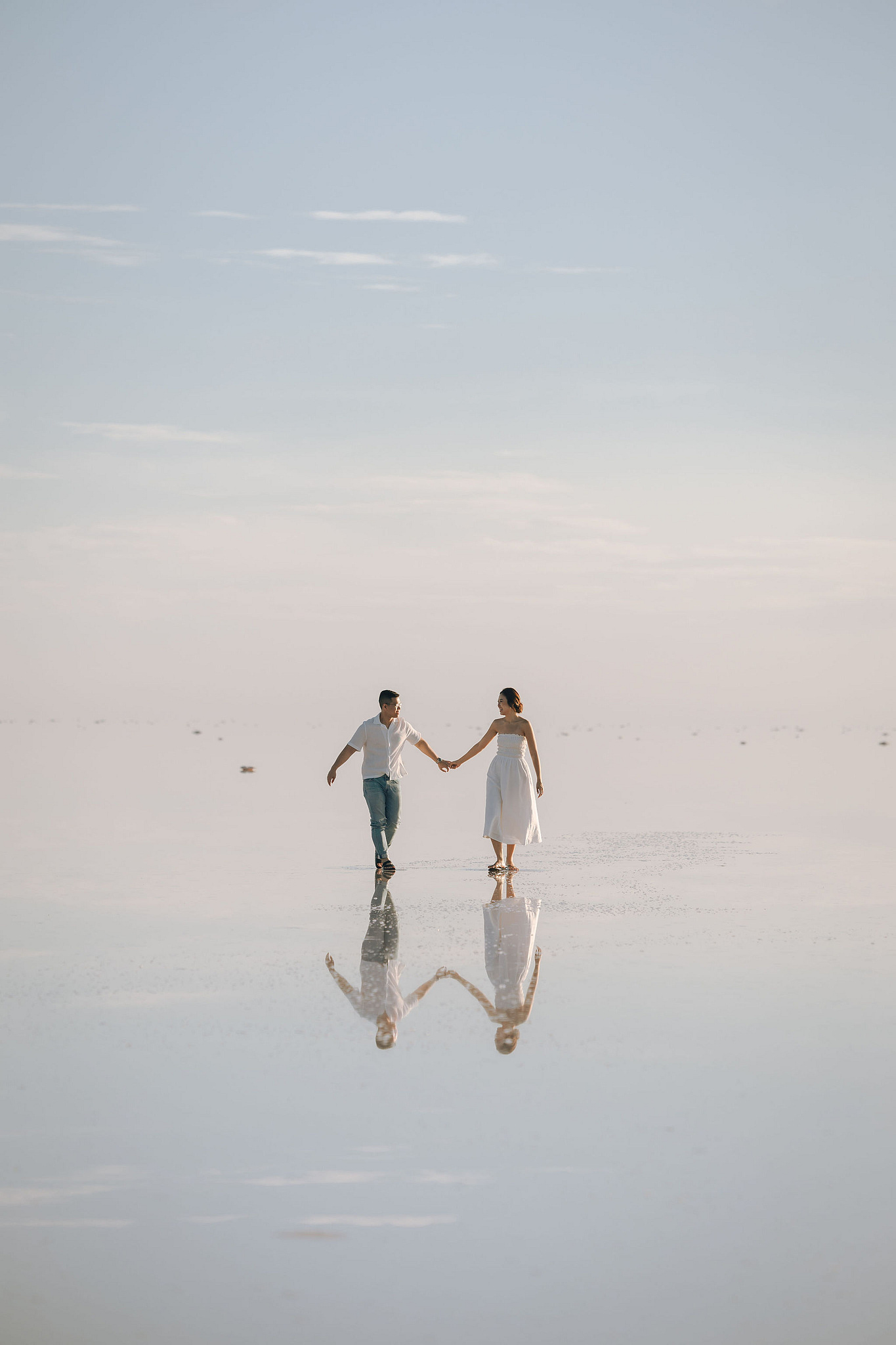 Cappadocia Pre-Wedding Photoshoot | Love Valley, Canyon, Lunar Cappadocian Hotel & Lake Tuz at Salt Lake pre-wedding photo