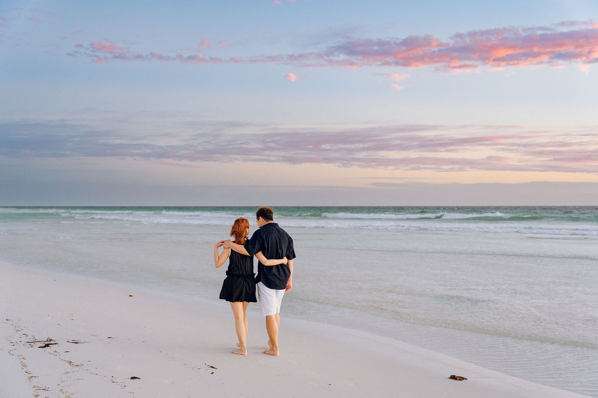Perth Pre-Wedding Photoshoot | Fremantle, Blue House, Lancelin & Lancelin Beach at Lancelin Beach pre-wedding photo