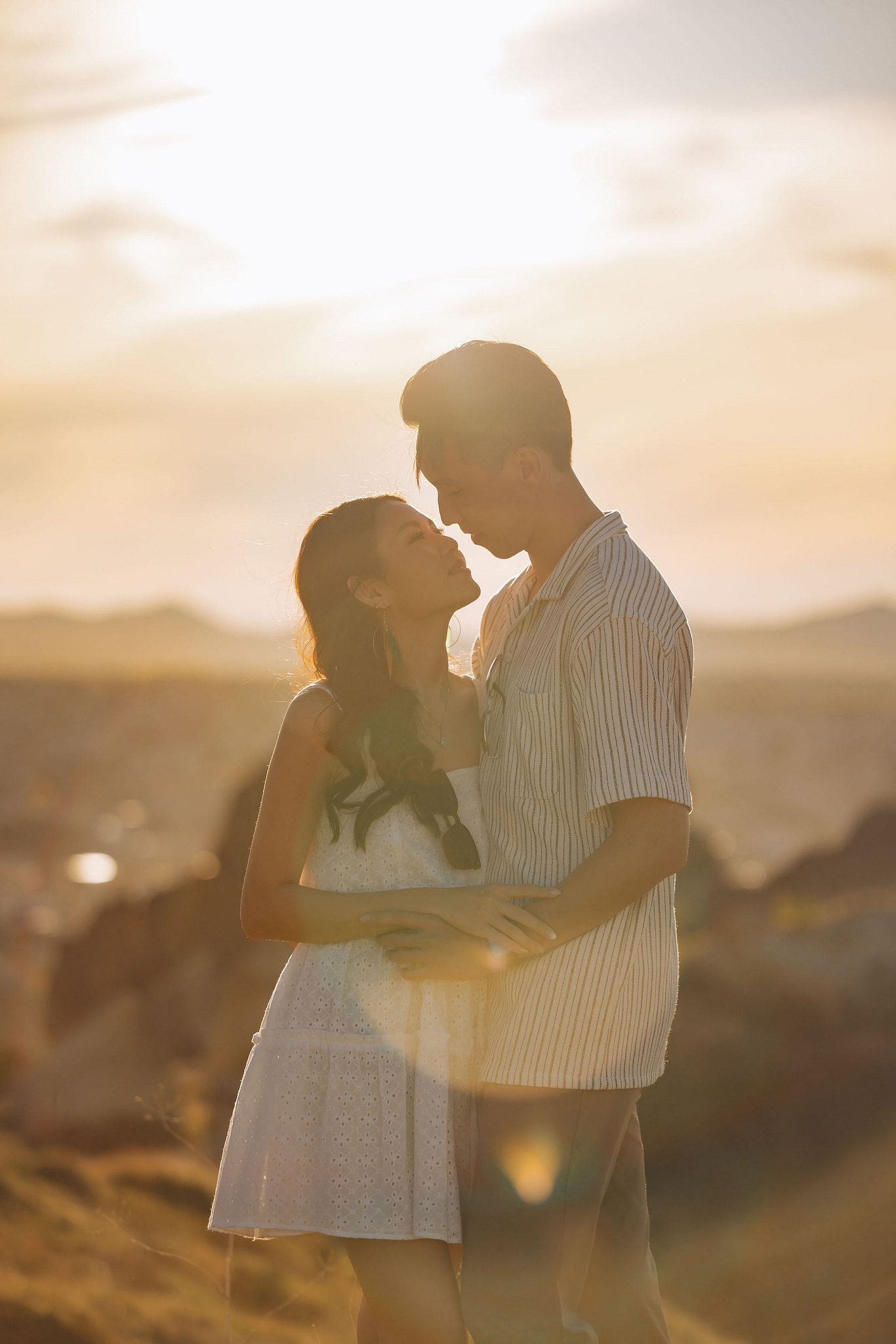 Cappadocia Pre-Wedding Photoshoot | Love Valley, Rooftop Terrace, Horse Ranch & Canyon at Canyon pre-wedding photo