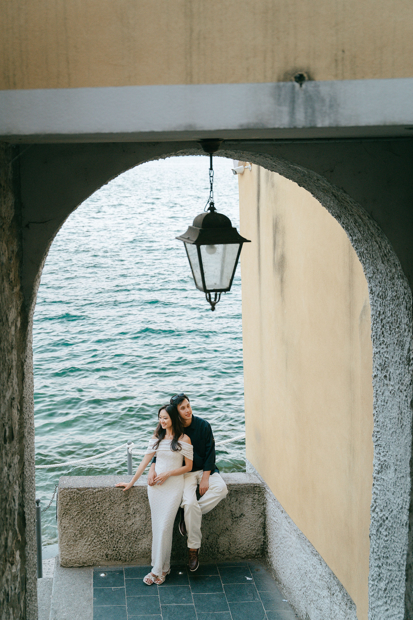Lake Como Proposal Photoshoot | Lake Como & Varenna at Varenna pre-wedding photo