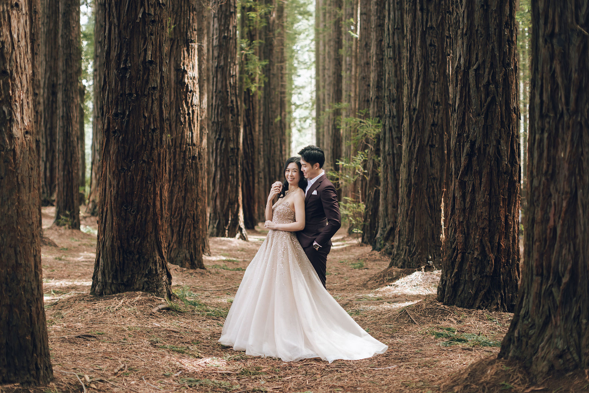 Melbourne Pre-Wedding Photoshoot | Redwood Forest, Higher Ground Cafe & Carlton Gardens at Redwood Forest pre-wedding photo