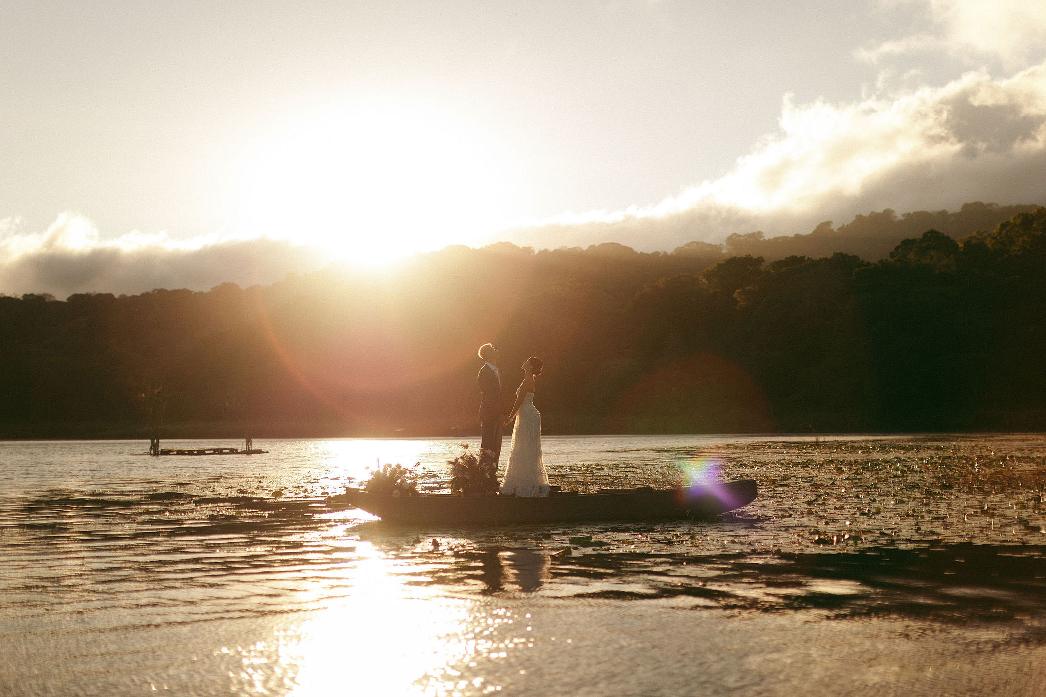Bali Pre-Wedding Photoshoot | Lake Tamblingan, Kebun Raya Botanic Gardens & Blangsinga Waterfall at Lake Tamblingan pre-wedding photo