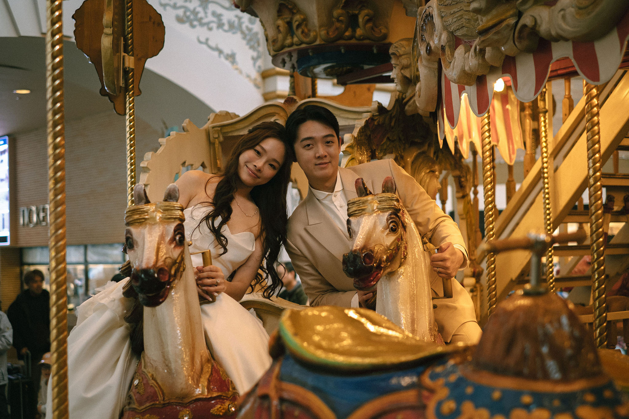 Hokkaido Pre-Wedding Photoshoot | Birch Forest, Rusutsu Resort & Hirafu Village at Rusutsu Resort pre-wedding photo