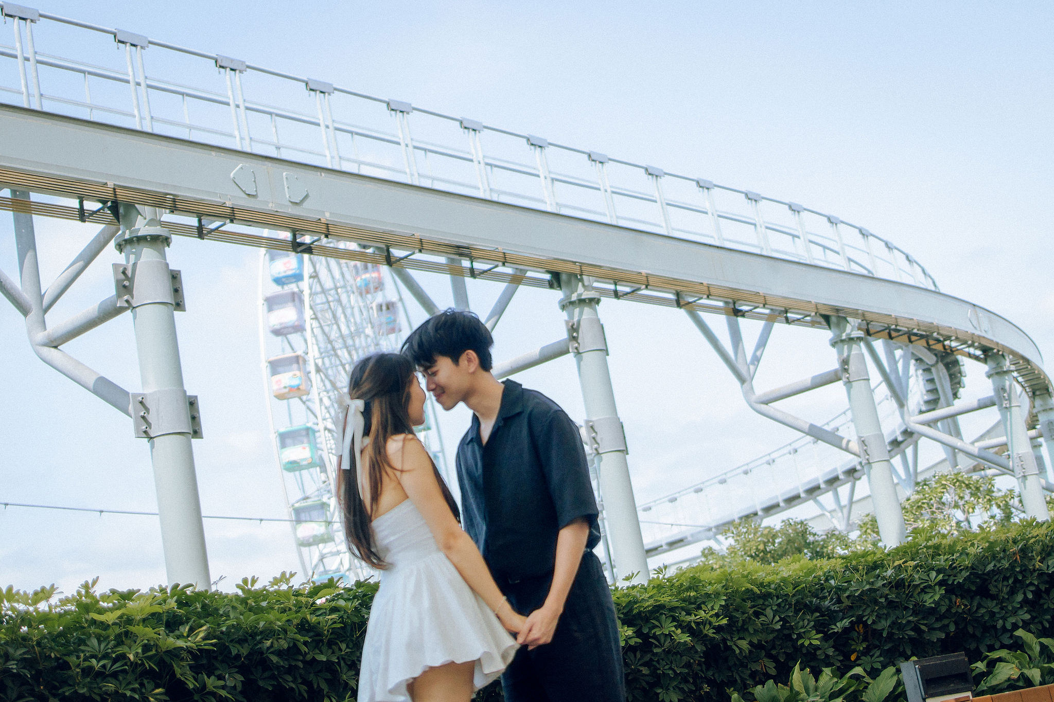 Taiwan Pre-Wedding Photoshoot | Dadaocheng & Children's Amusement Park at Children's Amusement Park pre-wedding photo