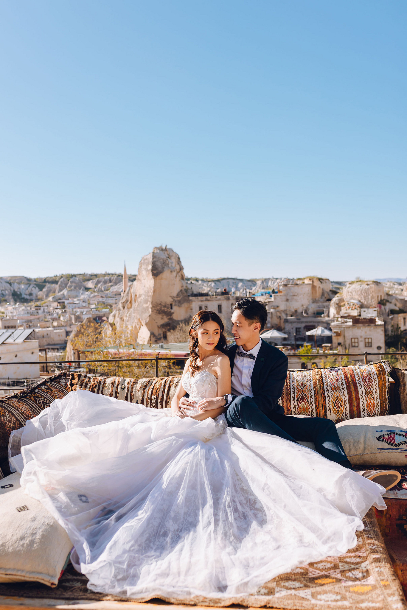 Cappadocia Pre-Wedding Photoshoot | Love Valley, Rooftop Terrace, Horse Ranch & Canyon at Valley & Rooftop Hotel   pre-wedding photo