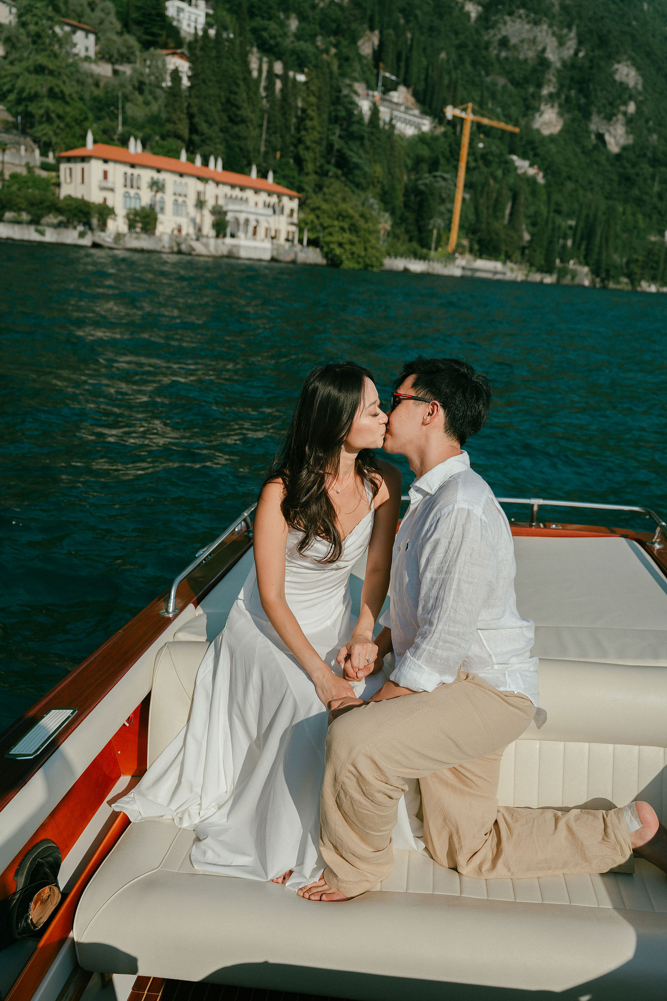 Lake Como Proposal Photoshoot | Lake Como & Varenna at Lake Como pre-wedding photo
