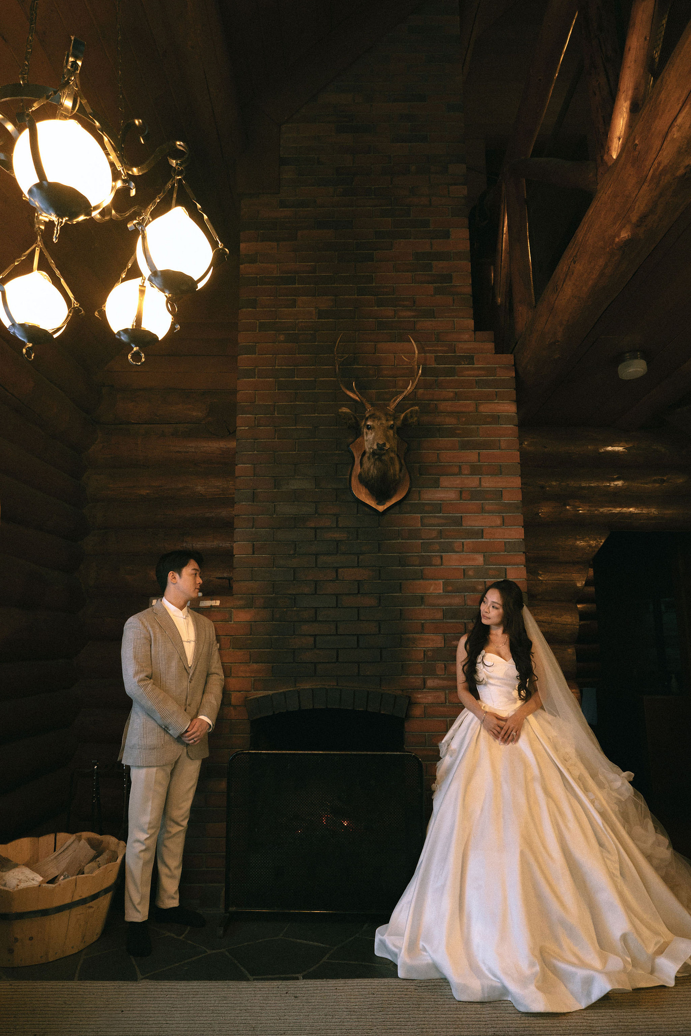Hokkaido Pre-Wedding Photoshoot | Birch Forest, Rusutsu Resort & Hirafu Village at Rusutsu Resort pre-wedding photo