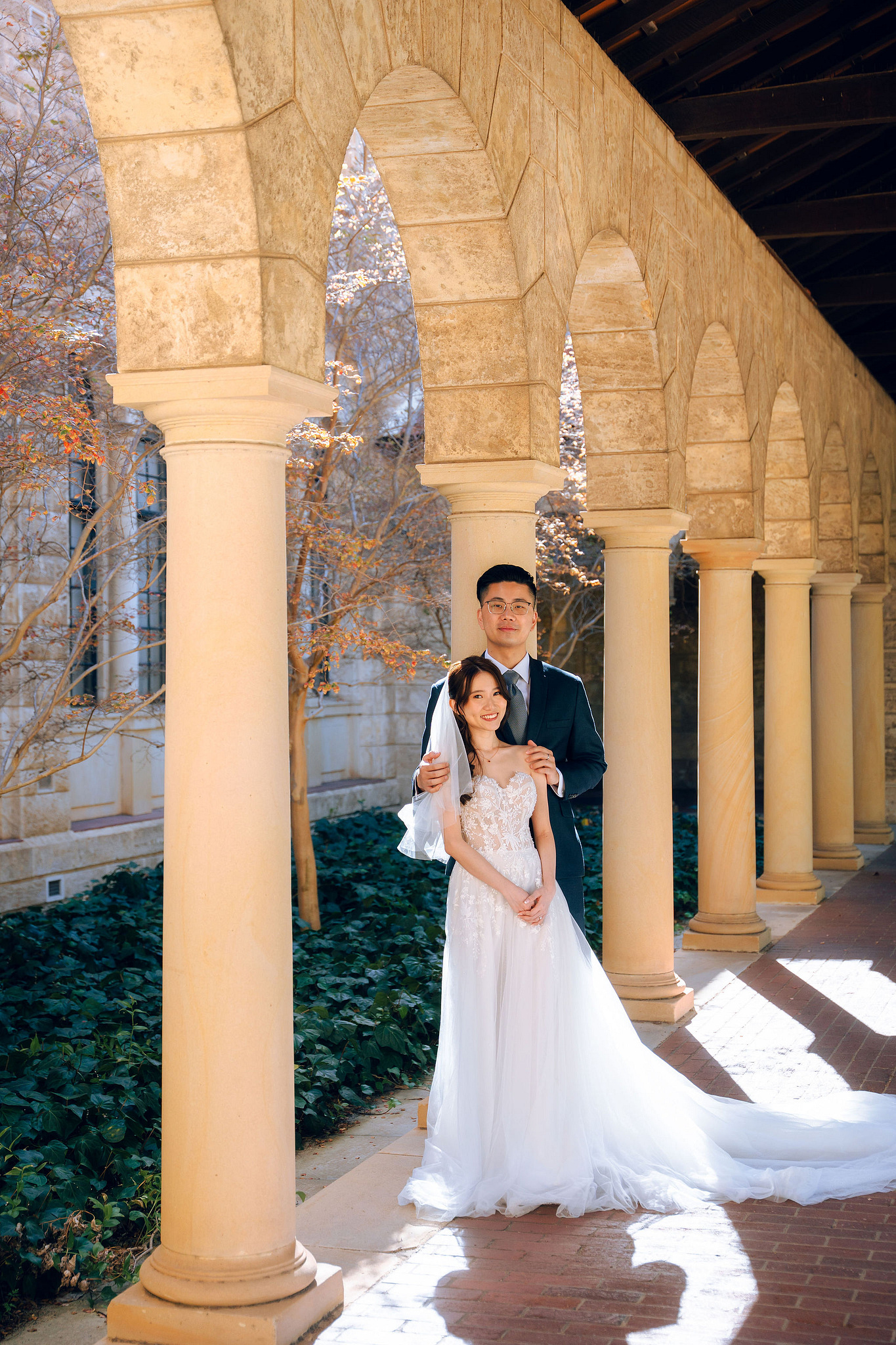 Perth Pre-Wedding Photoshoot | Lancelin, State Buildings & UWA at University of Western Australia pre-wedding photo