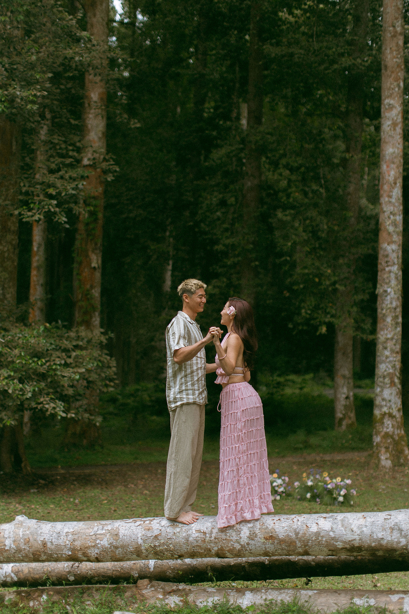 Bali Pre-Wedding Photoshoot | Lake Tamblingan, Kebun Raya Botanic Gardens & Blangsinga Waterfall at Botanic Gardens pre-wedding photo