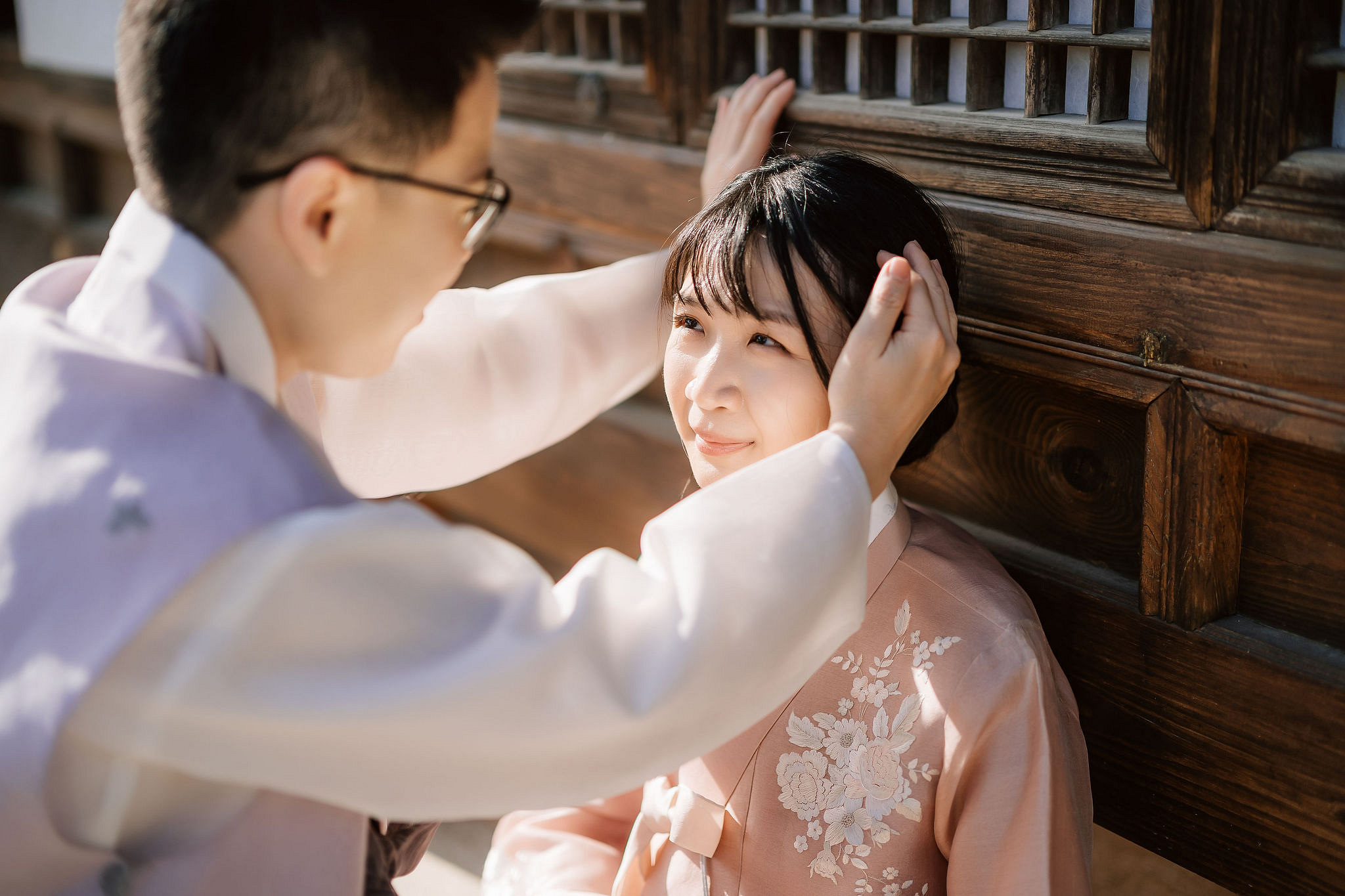 Seoul Pre-Wedding Photoshoot | Seoul Forest, Namsangol Hanok Village & Samcheong-dong at Namsangol Hanok Village pre-wedding photo