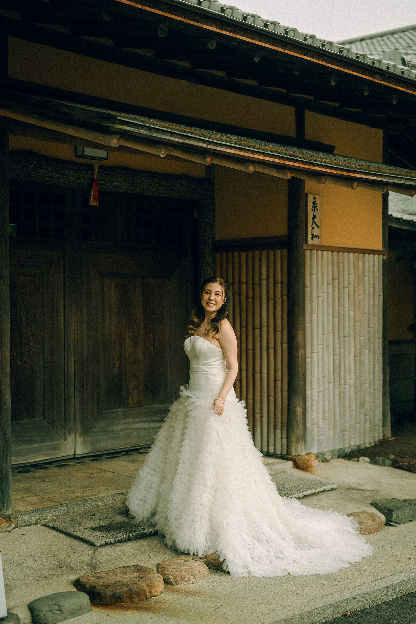Kyoto Pre-Wedding Photoshoot | Fushimi Inari, Gion & Nara Park at Gion District & Historic Streets pre-wedding photo
