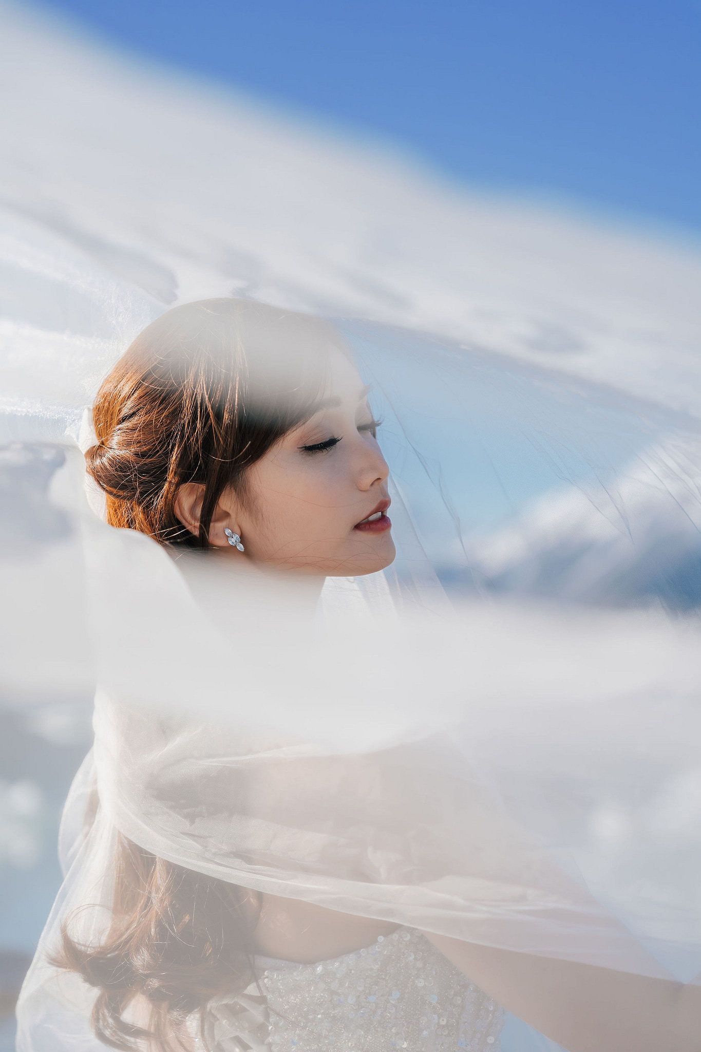 New Zealand Pre-Wedding Photoshoot | Coromandel Peak, Lake Wakatipu & Queenstown, Skippers Canyon, Lake Tekapo, Mount Cook National Park & Glacier at Glacier pre-wedding photo