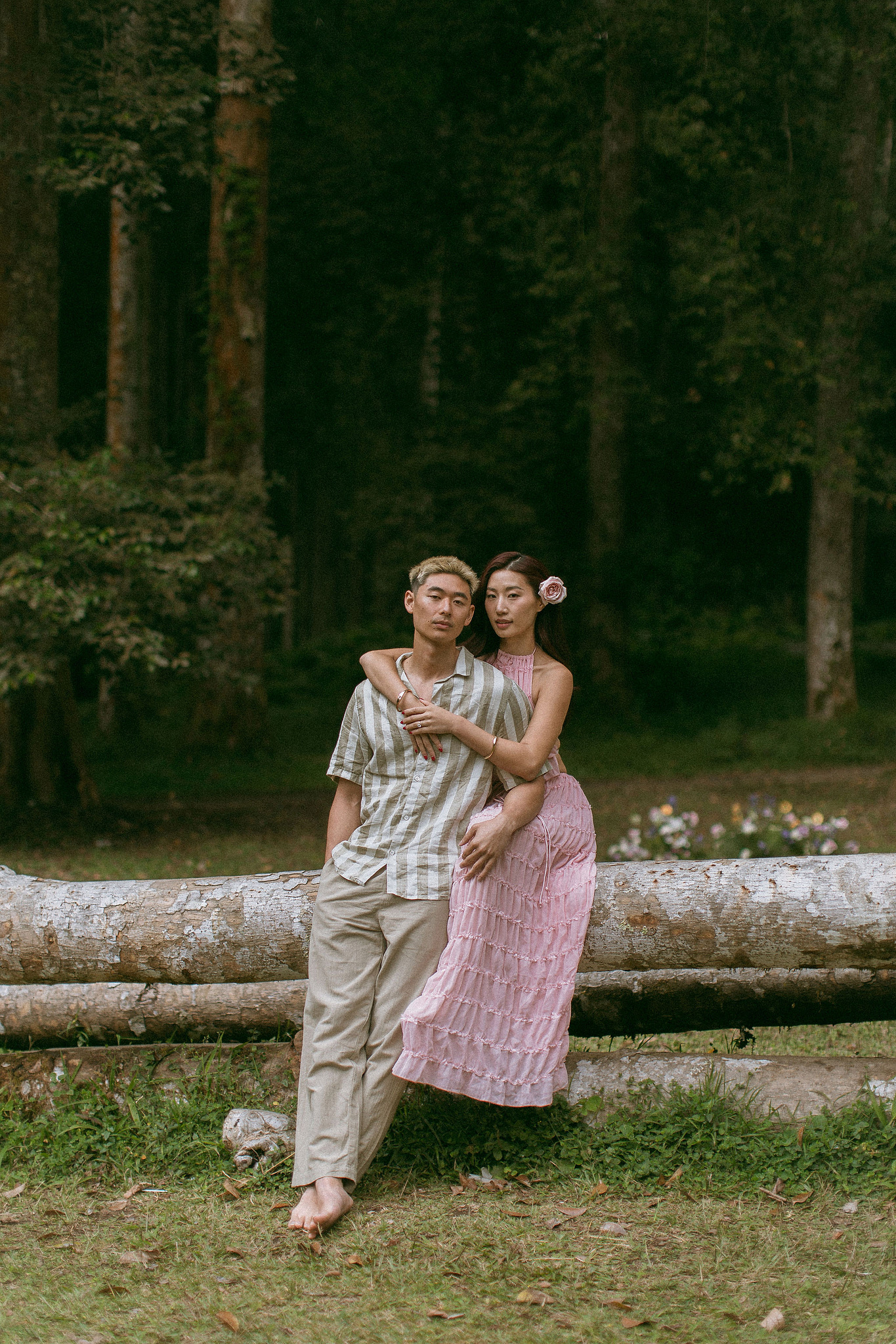 Bali Pre-Wedding Photoshoot | Lake Tamblingan, Kebun Raya Botanic Gardens & Blangsinga Waterfall at Botanic Gardens pre-wedding photo