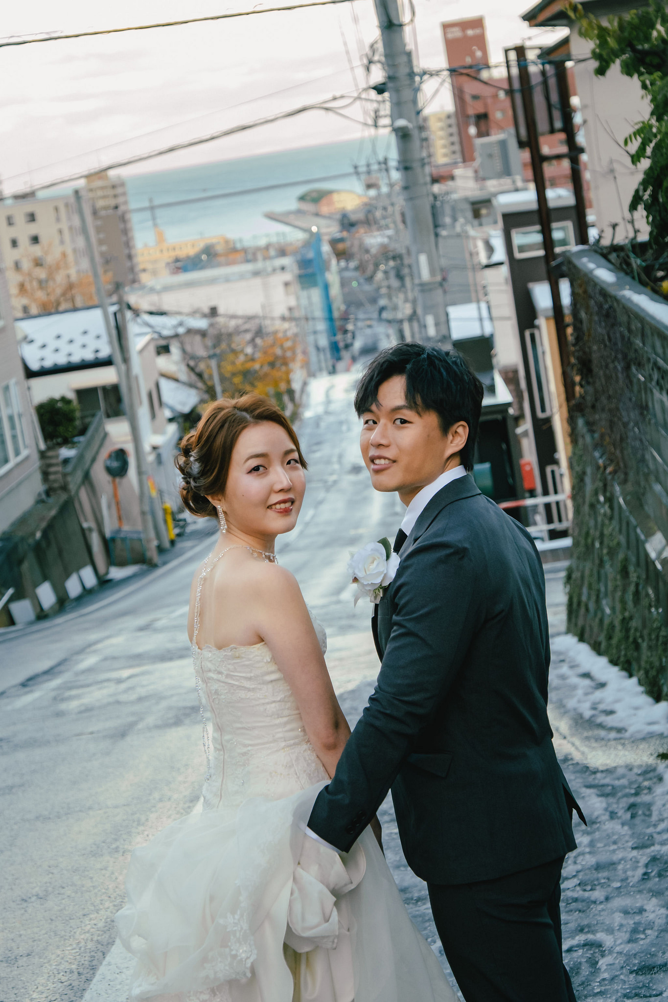 Hokkaido Pre-Wedding Photoshoot | Nakajima Park & Otaru City at Nakajima Park & Otaru City pre-wedding photo