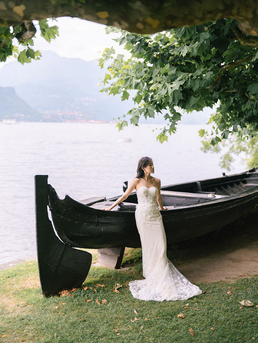 Lake Como Pre-Wedding Photoshoot | Bellagio, Lake Como & Villa Melzi Gardens at Lake Como pre-wedding photo