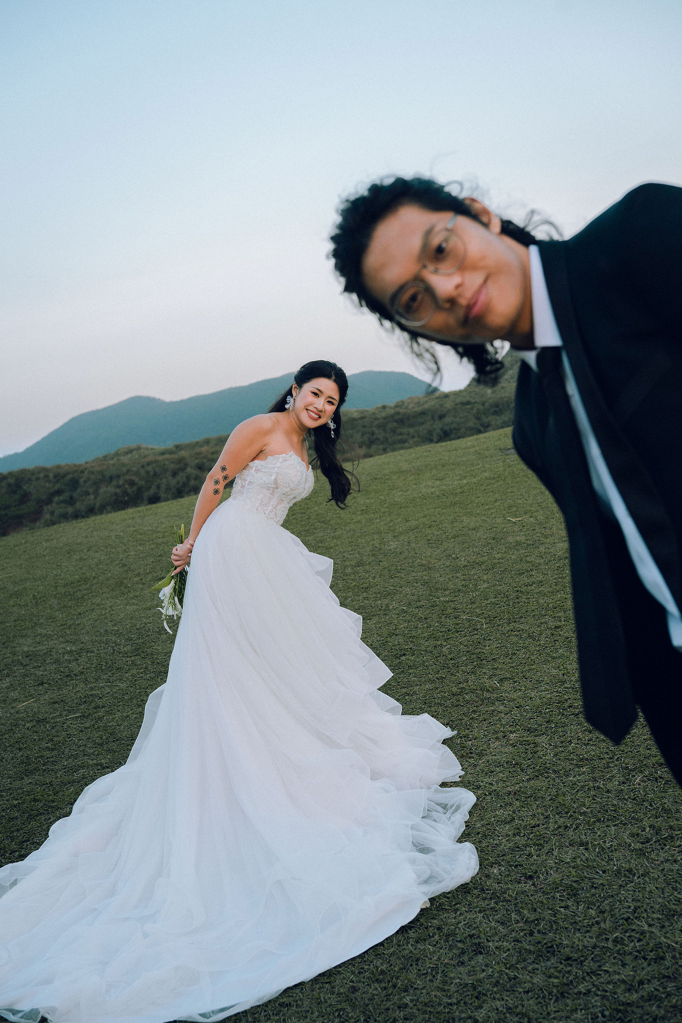 Taiwan Pre-Wedding Photoshoot | Lin Family Mansion, Dadaocheng & Yangmingshan at Yangmingshan pre-wedding photo
