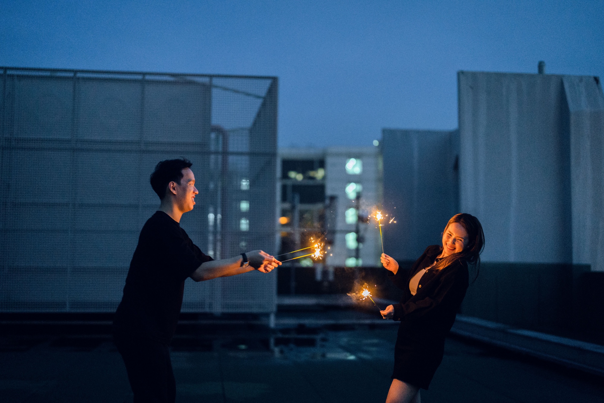 Prewedding Photoshoot At East Coast Park And Industrial Rooftop by Michael on OneThreeOneFour 39