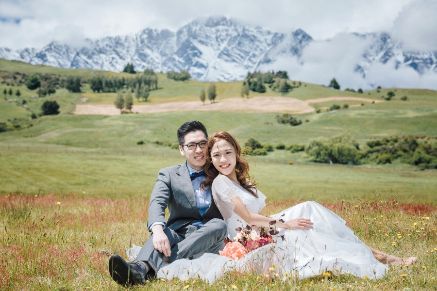 R&M: New Zealand Summer Pre-wedding Photoshoot with Yellow Lupins by Fei on OneThreeOneFour 27