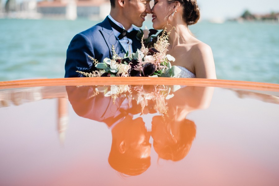 G&B: Venice pre-wedding on a Venetian boat cruising along the river by MS on OneThreeOneFour 7