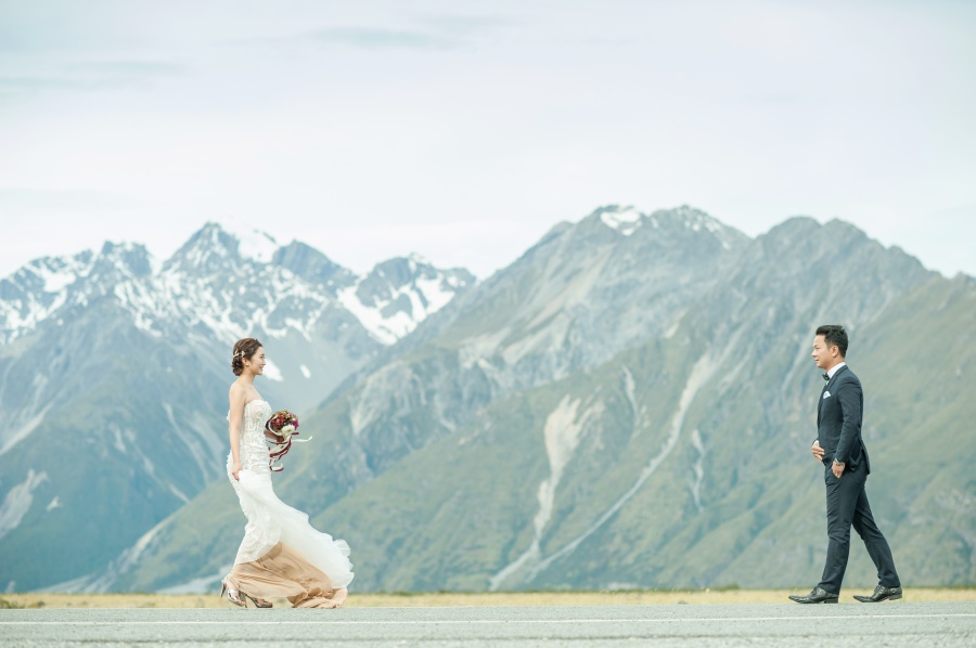 New Zealand Pre-Wedding Photoshoot At Snow Mountain And Lake Tekapo  by Mike  on OneThreeOneFour 0