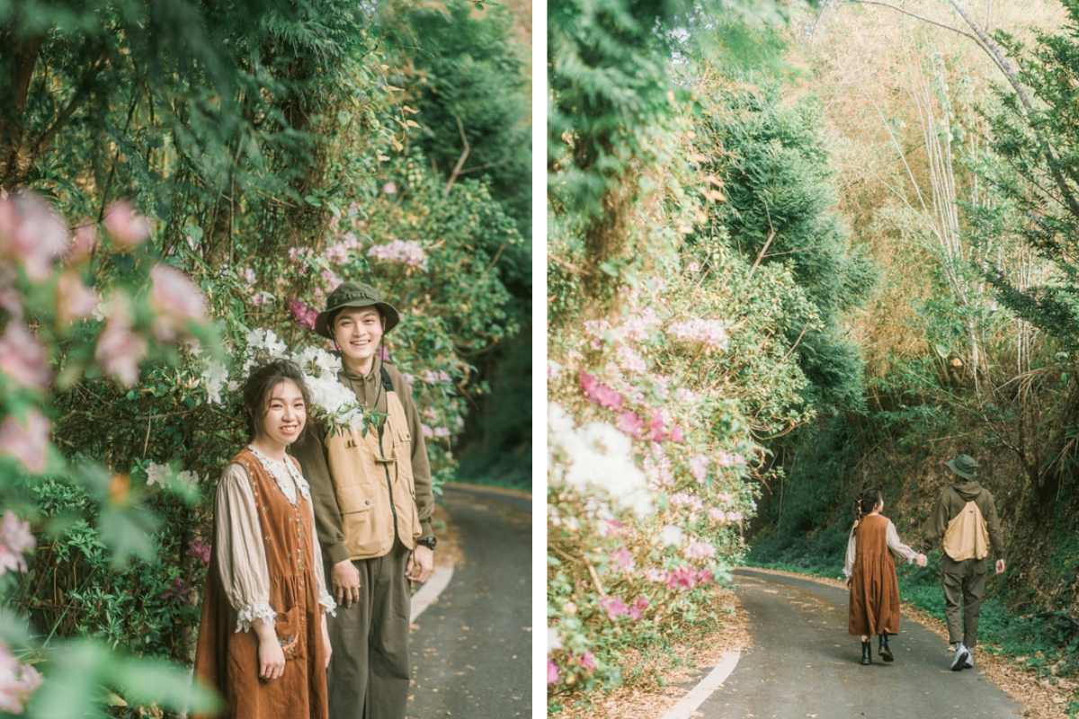 Taiwan Pre-Wedding Photoshoot Countryside Forest Misty Bridges by  on OneThreeOneFour 5