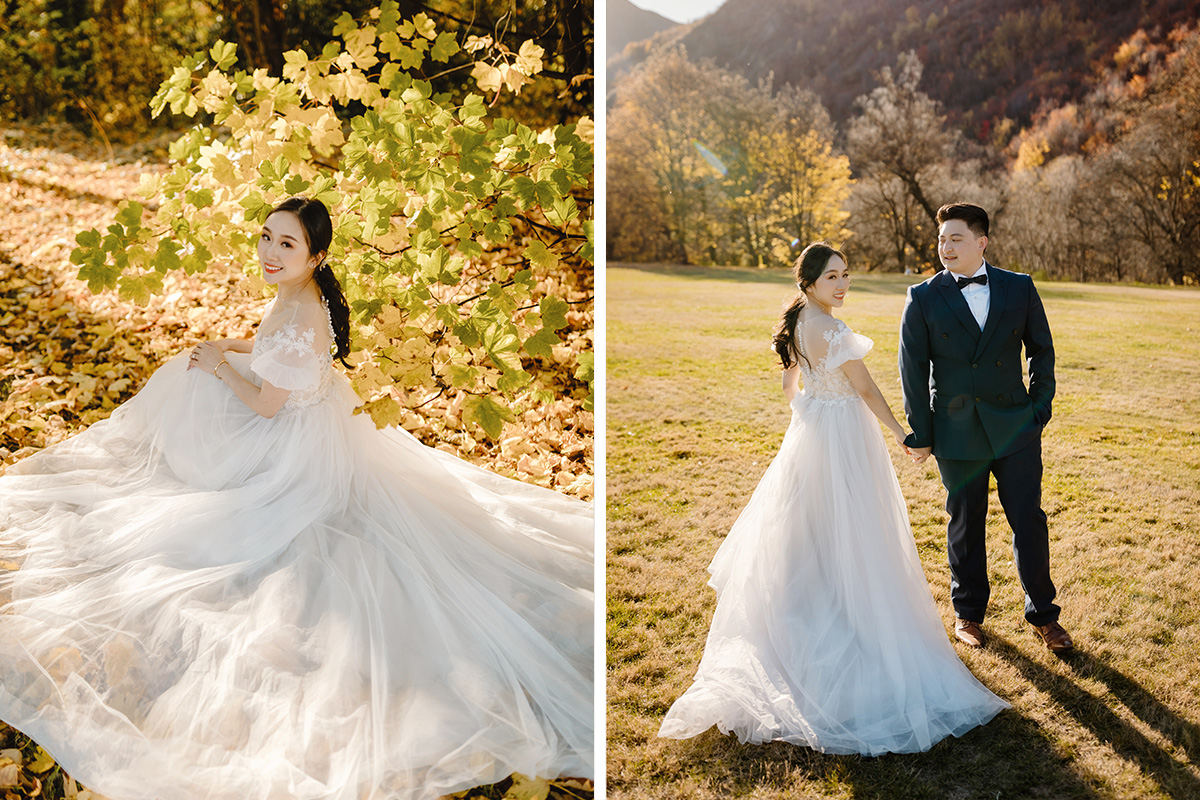 New Zealand Pre-Wedding 3-Days Photoshoot with Coromandel Peak, Mount Cook National Park, Arrowtown and Starry Night by Fei on OneThreeOneFour 13