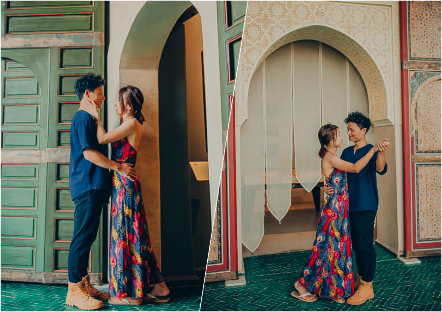 Morocco Pre-Wedding Photoshoot At Marrakech - Le Jardin Secret And Djemma El Fna Tower by Rich on OneThreeOneFour 1