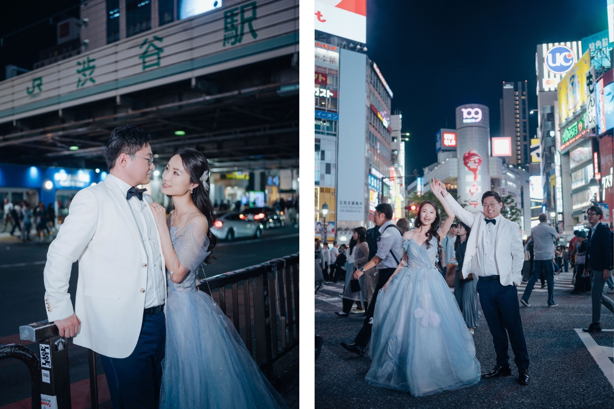 Tokyo Pre-Wedding Photoshoot with Asakusa Temple, Chureito Pagoda, Oishi Park, and Shibuya. by Dahe on OneThreeOneFour 13