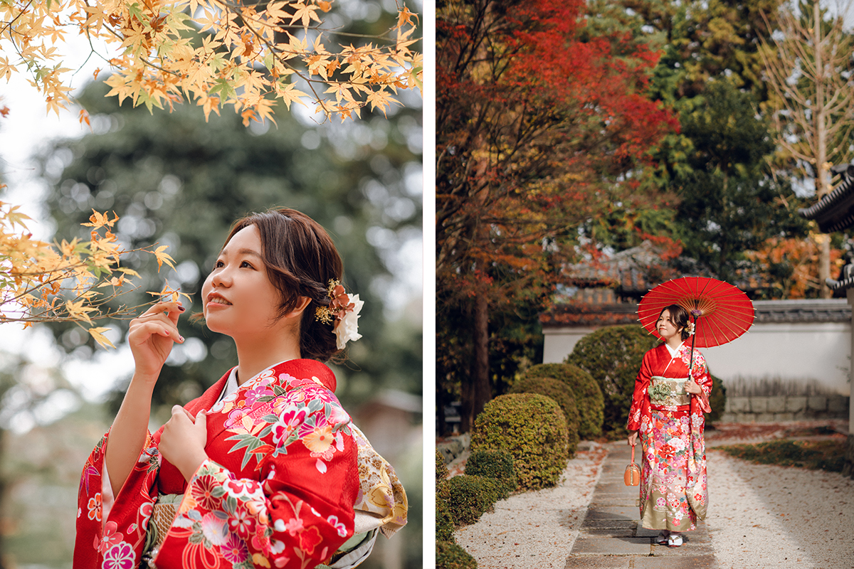 Kyoto & Nara Autumn Pre-Wedding Photoshoot by Kinosaki on OneThreeOneFour 7