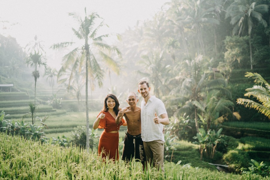 A&Z: Bali Honeymoon Photoshoot at Ceking Rice Terrace by Agus on OneThreeOneFour 16