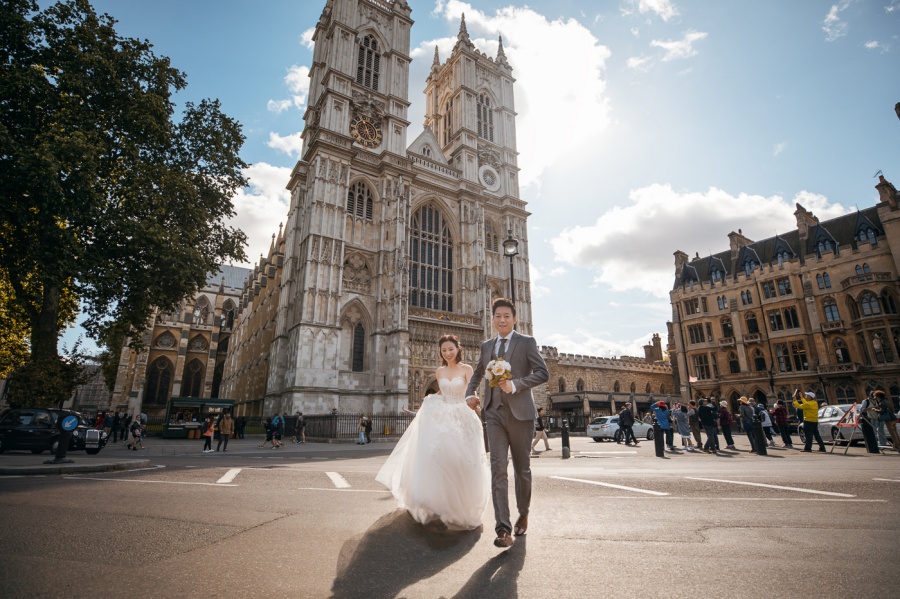 London Pre-Wedding Photoshoot At St. Jame's Smith Square, Big Ben And London by Dom on OneThreeOneFour 5