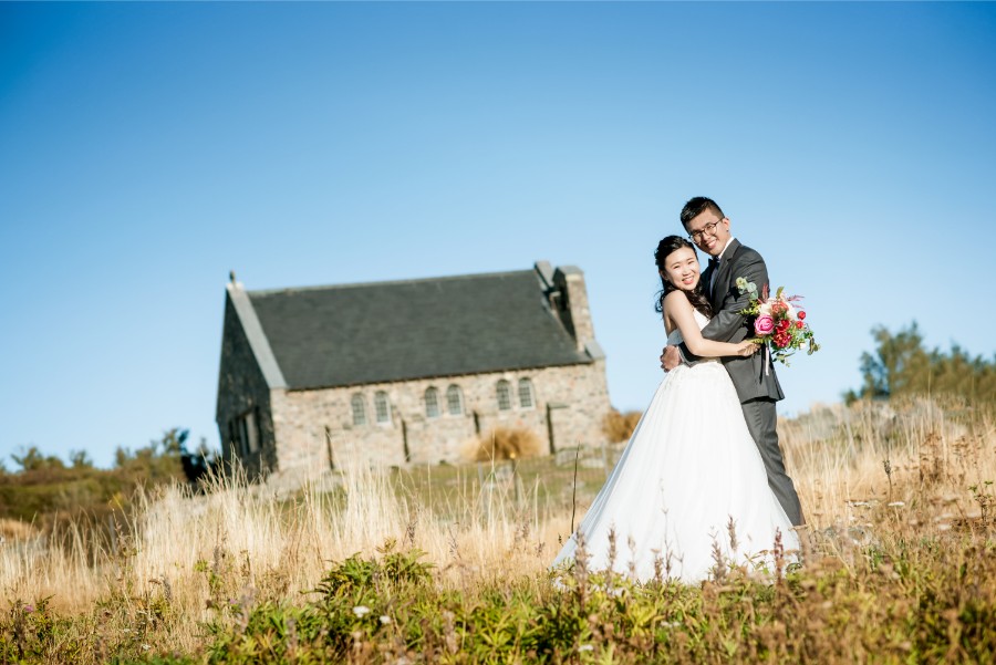 New Zealand Starry Night Prewedding Photoshoot with Alpaca Farm  by Mike on OneThreeOneFour 19