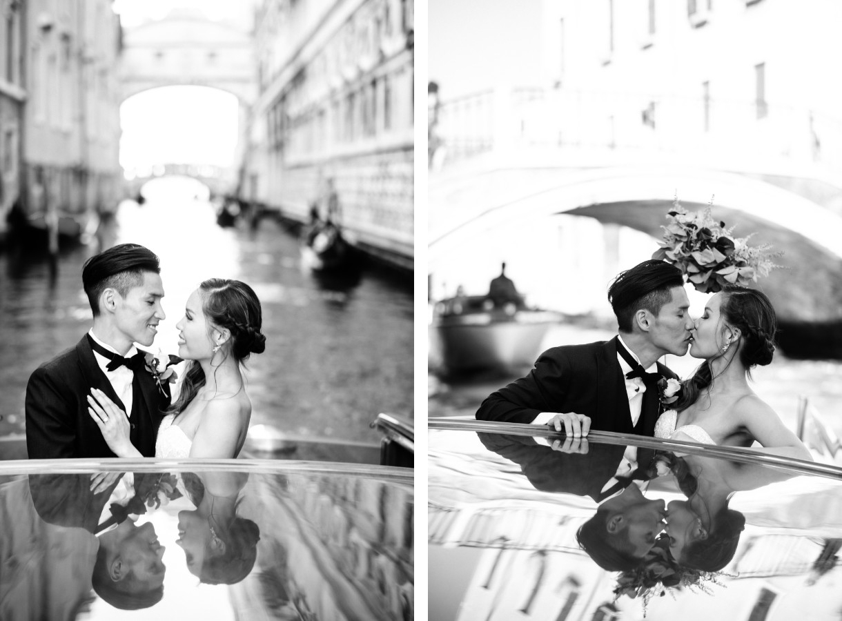 G&B: Venice pre-wedding on a Venetian boat cruising along the river by MS on OneThreeOneFour 6