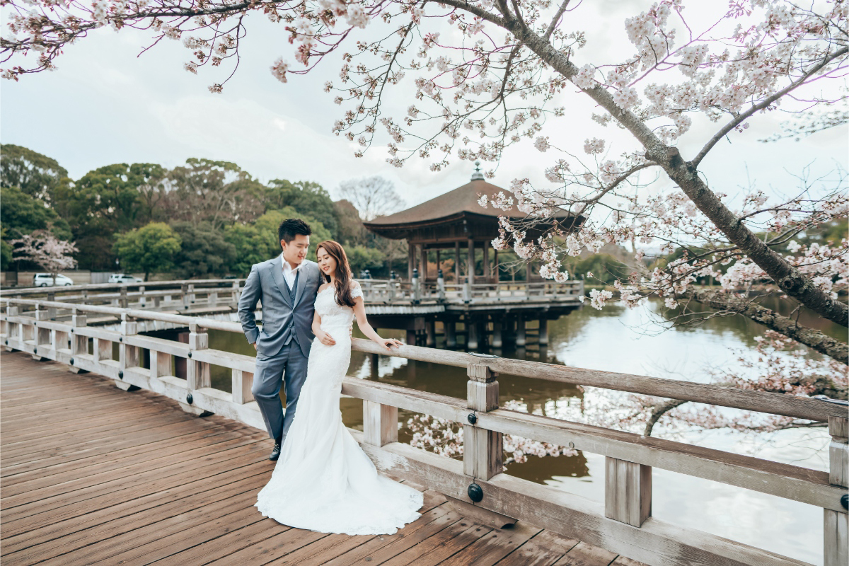 穿著日本傳統和服在日本京都櫻花季的婚紗拍攝 by Kinosaki on OneThreeOneFour 24