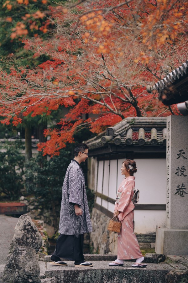 A&R: Kyoto Autumn Pre-wedding Photoshoot by Jia Xin on OneThreeOneFour 9