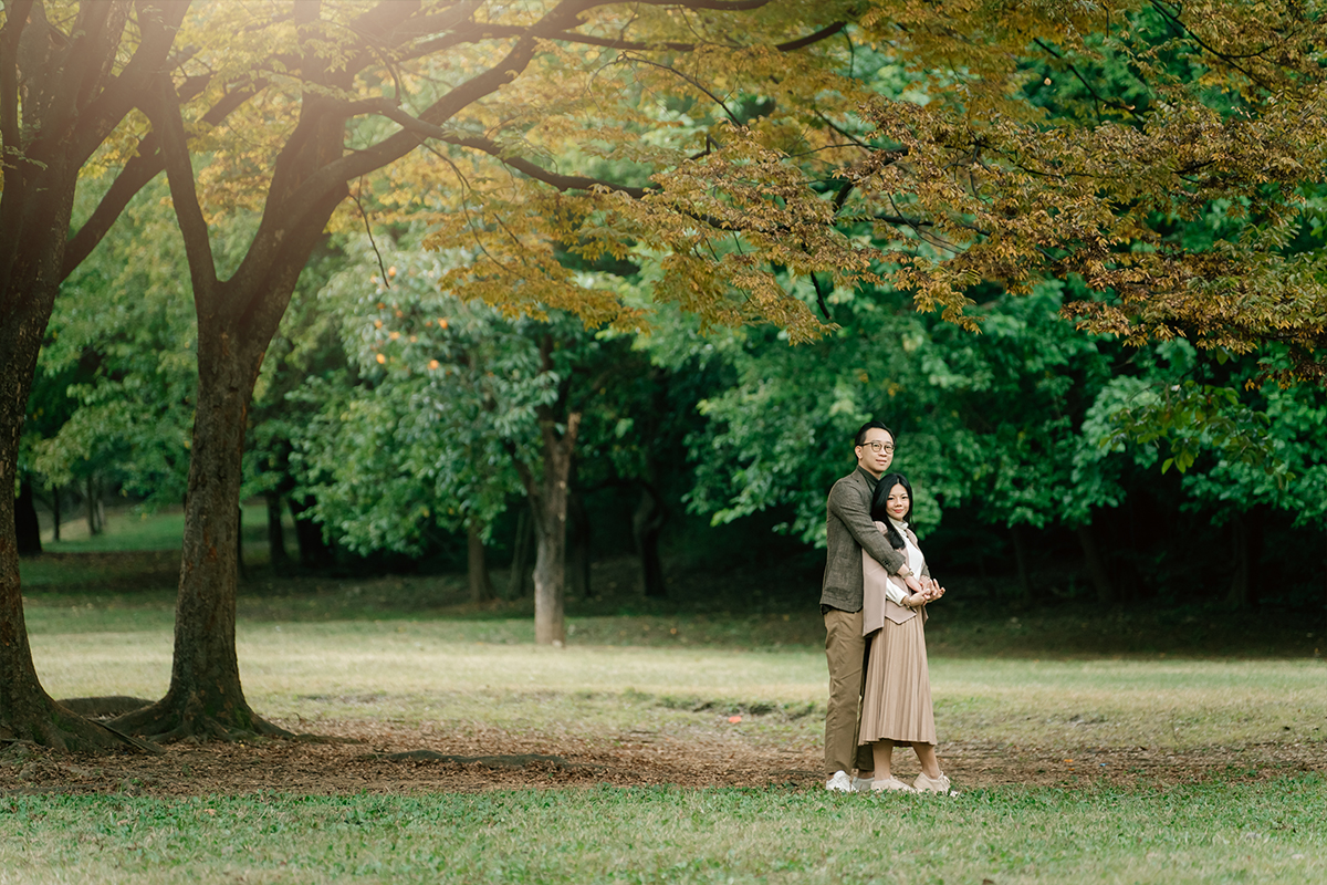 Autumn Date Snap Couple Photoshoot with Flower Fields at Haneul Park by Jungyeol on OneThreeOneFour 9