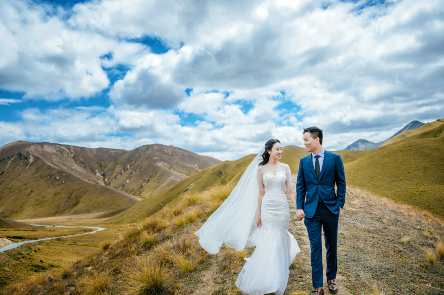紐西蘭婚紗拍攝 - 雪城與蒂卡波湖 by Fei on OneThreeOneFour 4