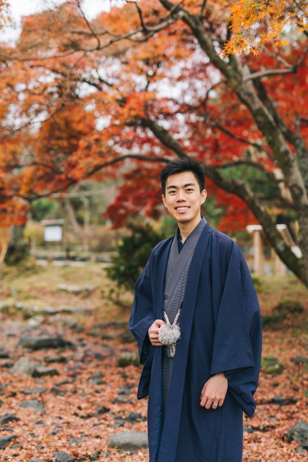 Japan Kyoto Autumn Higashiyama Kimono Prewedding Photoshoot by Shu Hao on OneThreeOneFour 20