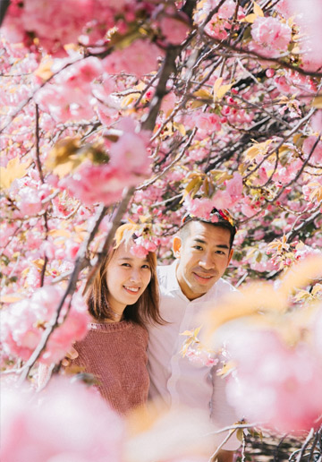 Japan Tokyo Casual Couple Photoshoot And Surprise Proposal With Cherry Blossom 