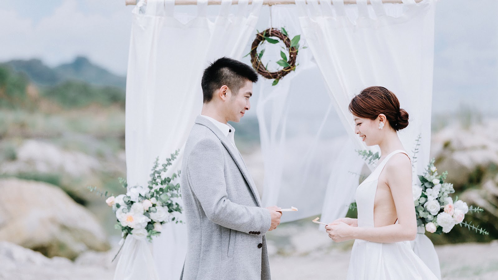 Taiwan Pre-Wedding Photoshoot And Elopement At Wild Rocky Fields  by Andy on OneThreeOneFour 25