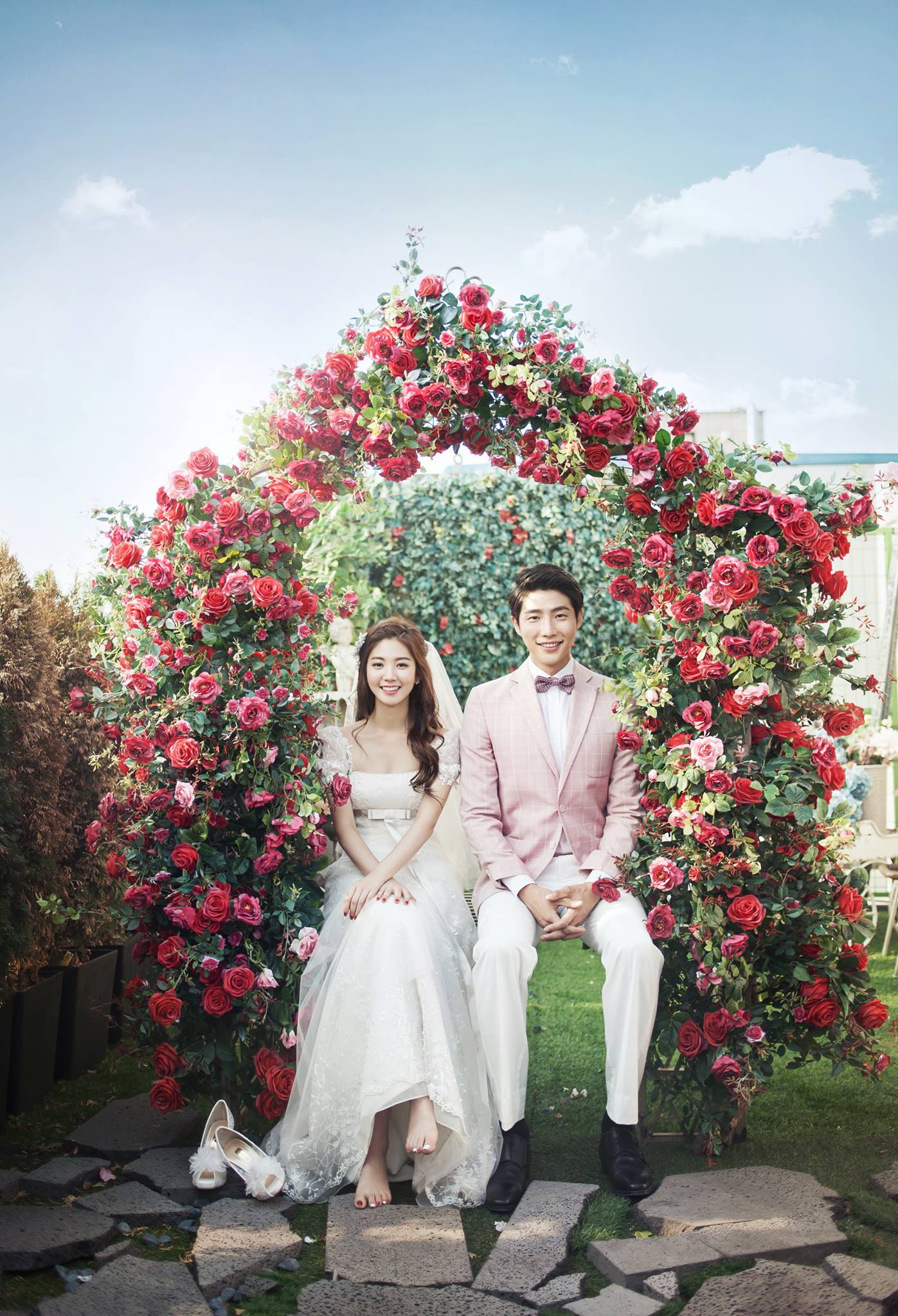  Korea  Pre Wedding  Photography  in Studio Dosan Park 