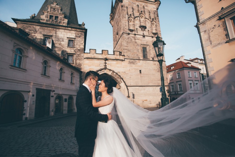 M&B: Prague Fairytale Pre-wedding Photoshoot  by Nika on OneThreeOneFour 15