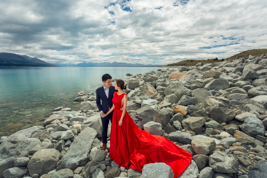 紐西蘭婚紗拍攝 - 蒂卡波與普卡基湖 by Xing on OneThreeOneFour 10