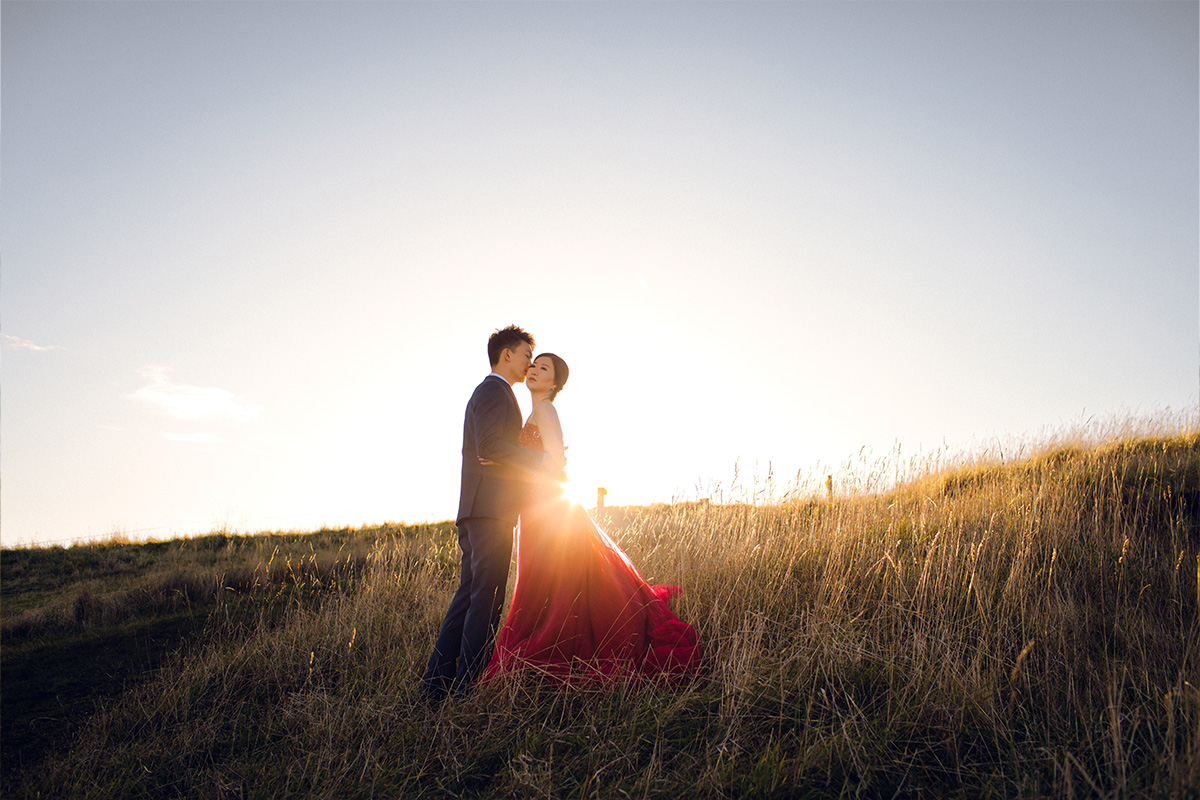 Melbourne Pre-wedding Photoshoot at St Patrick's Cathedral, Flinders Street Railway Station & Flinders Cliffs by Freddie on OneThreeOneFour 18