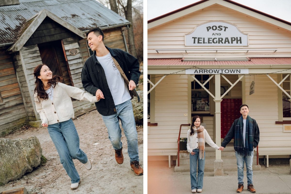 New Zealand Pre-Wedding Photoshoot with Lake Wakatipu, Skippers Canyon, Lake Tekapo, Mount Cook, and Omarama Clay Cliffs by Fei on OneThreeOneFour 29