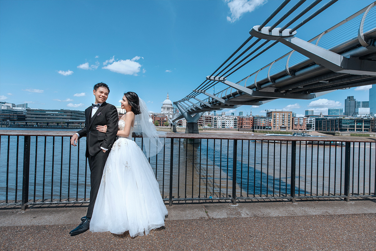 London Pre-Wedding Photoshoot At Big Ben, Palace of Westminster, Millennium Bridge  by Dom on OneThreeOneFour 14