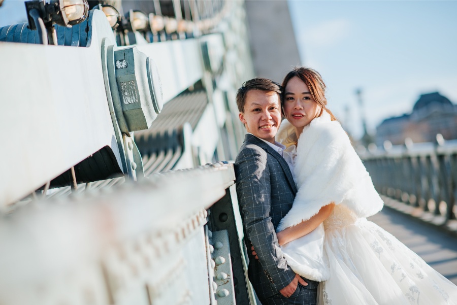 A&A: Budapest Winter Pre-wedding Photoshoot at Fisherman’s Bastion and Széchenyi Chain Bridge by Drew on OneThreeOneFour 19